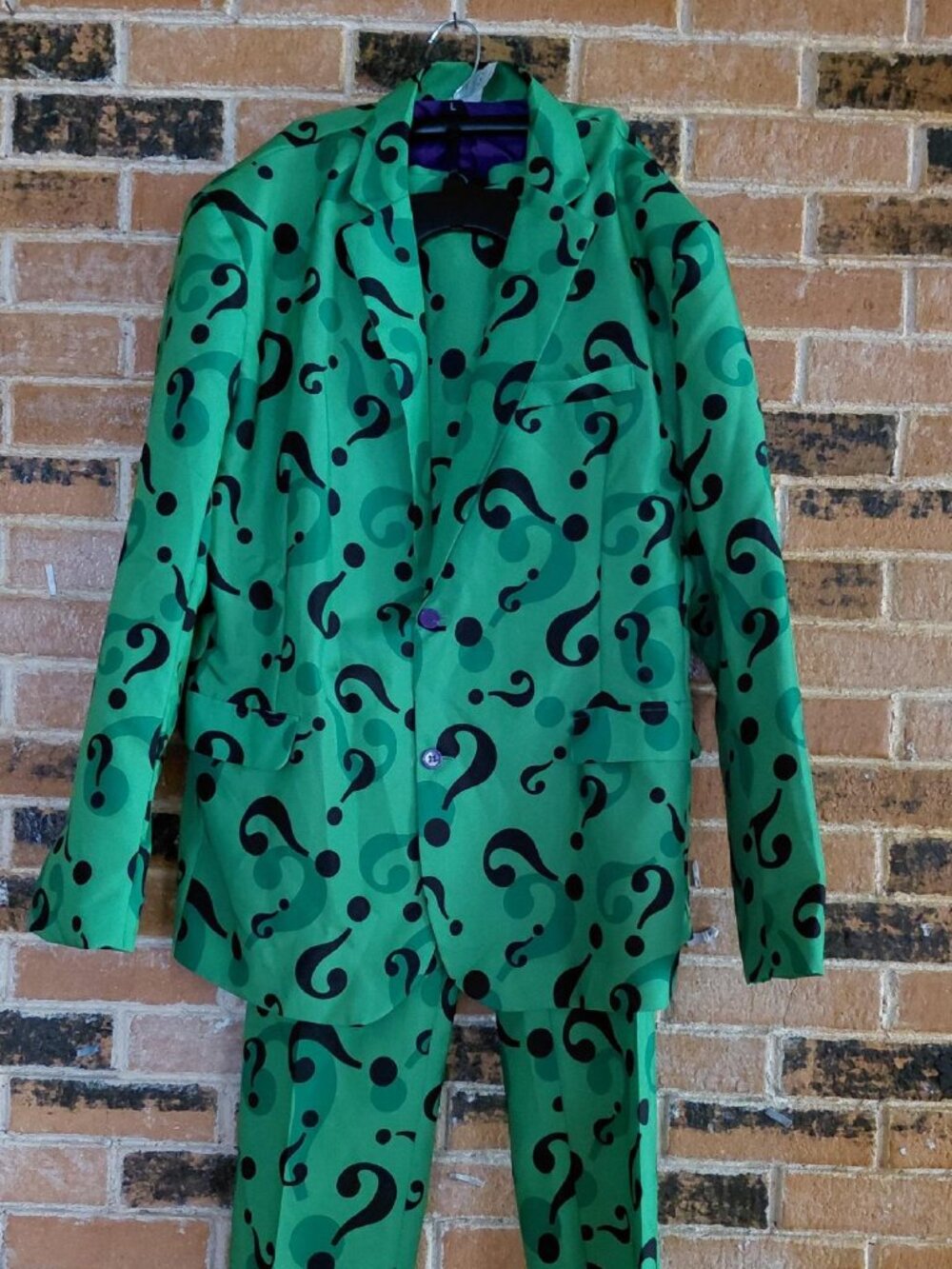 Spirit HALLOWEEN - The RIDDLER Jacket & Pants